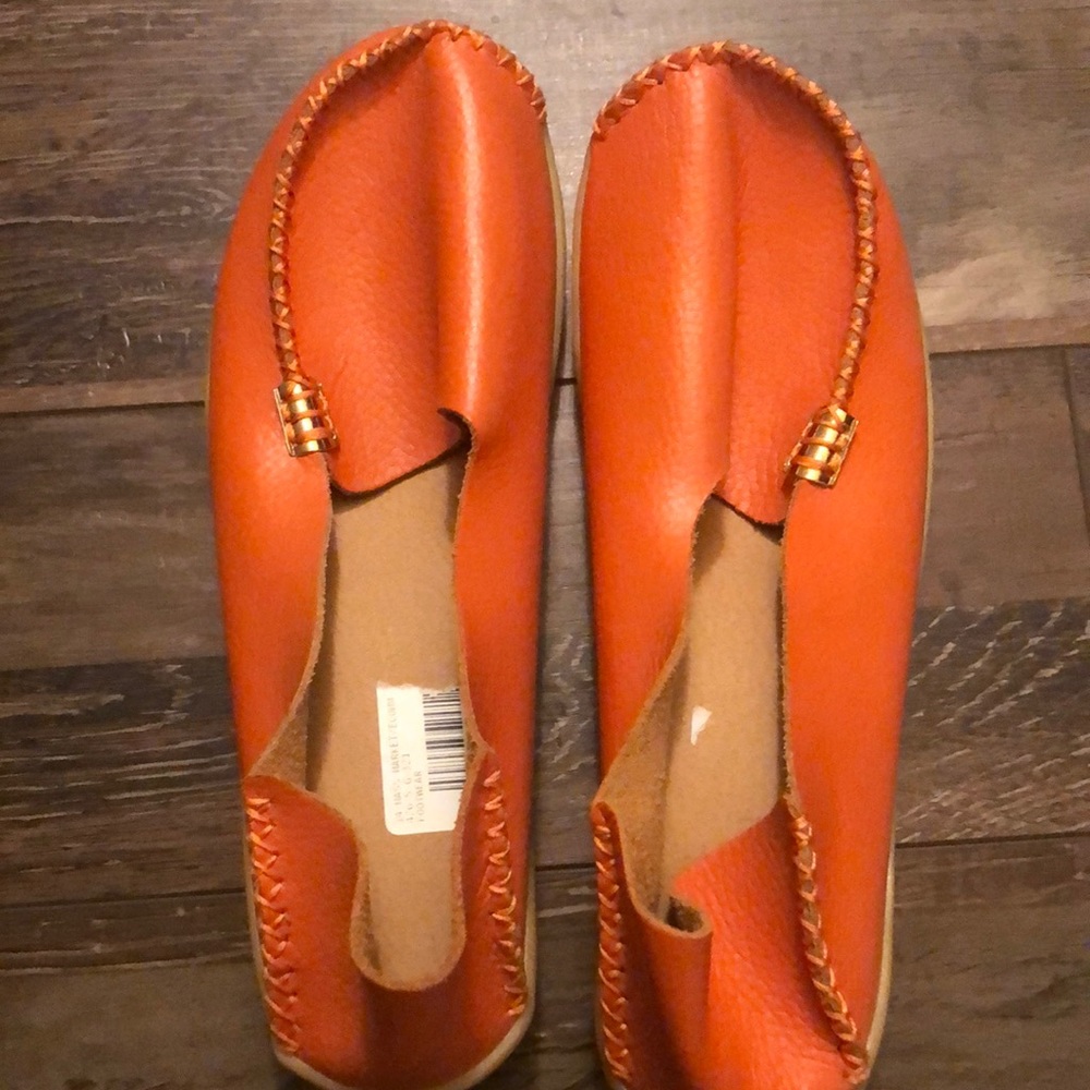 Cute orange shoes